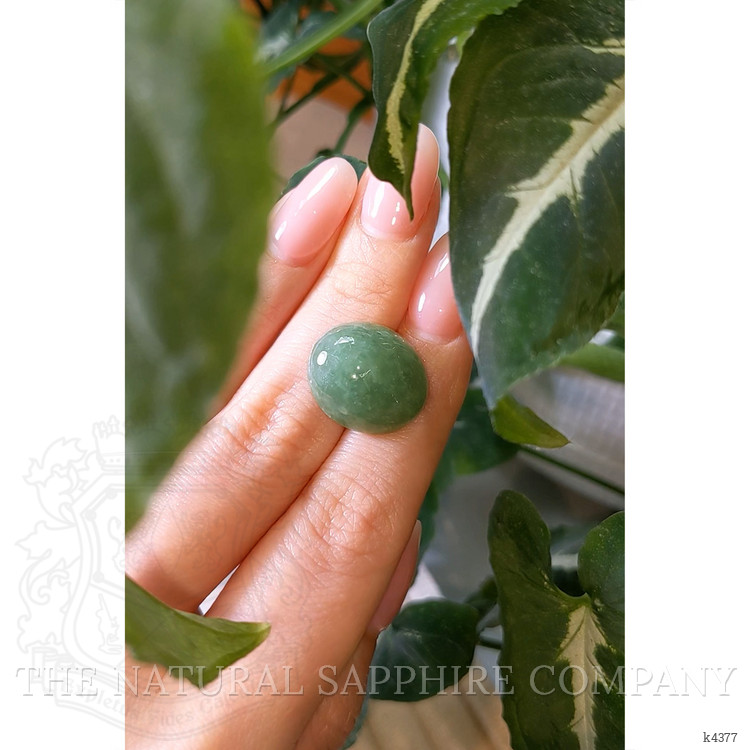 18.95 Ct. Cabochon Jade from Burma (Myanmar)