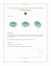 26.20 Ct. Cabochon Jade from Burma (Myanmar) Appraisal