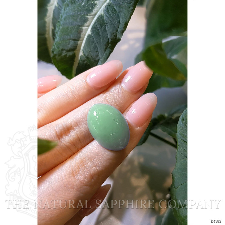 26.20 Ct. Cabochon Jade from Burma (Myanmar)