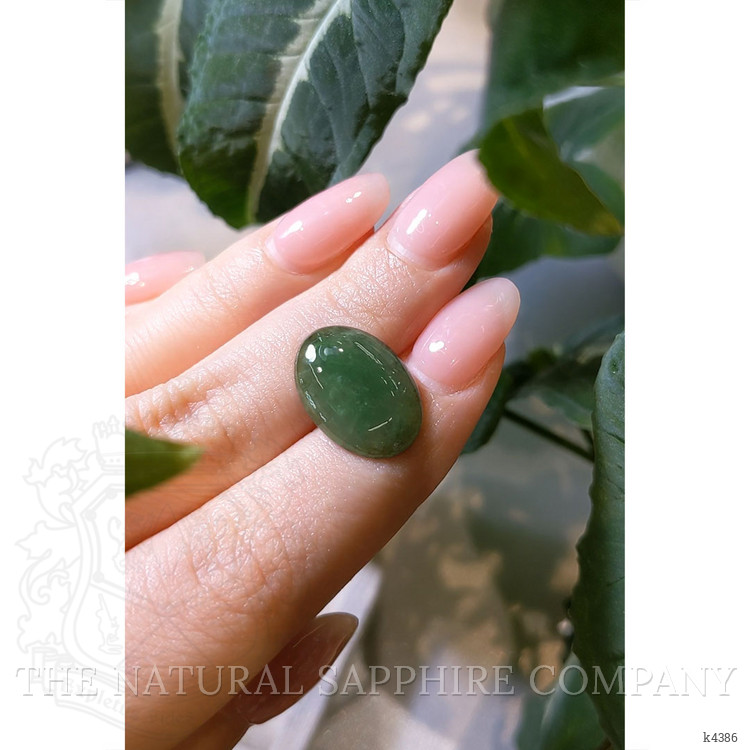 7.83 Ct. Cabochon Jade from Burma (Myanmar)