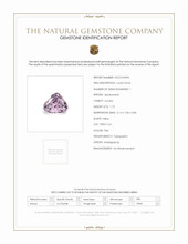 1.72 Ct. Kunzite from Madagascar Scan Report