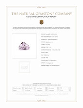 1.72 Ct. Purplish Pink Kunzite from Madagascar Scan Report