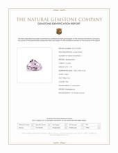 1.72 Ct. Kunzite from Madagascar Scan Report