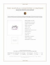 1.78 Ct. Kunzite from Madagascar Scan Report