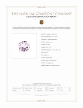 1.95 Ct. Purplish Pink Kunzite from Madagascar Scan Report