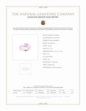 2.01 Ct. Kunzite from Madagascar Scan Report