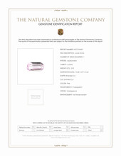 2.02 Ct. Kunzite from Madagascar Scan Report