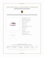 2.02 Ct. Pink Kunzite from Madagascar Scan Report