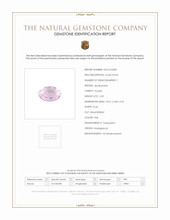 2.69 Ct. Pink Kunzite from Madagascar Scan Report