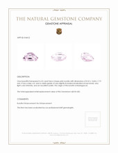 6.35 Ct. Kunzite from Madagascar Appraisal