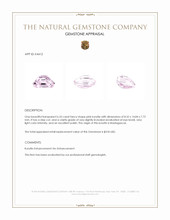 6.35 Ct. Kunzite from Madagascar Appraisal