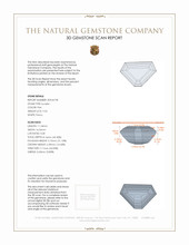 9.52 Ct. Kunzite from Madagascar 3 D Scan Report