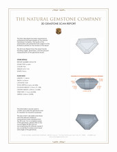 9.52 Ct. Kunzite from Madagascar 3 D Scan Report