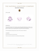 5.20 Ct. Kunzite from Madagascar Appraisal