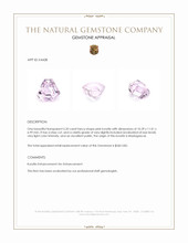 5.20 Ct. Kunzite from Madagascar Appraisal