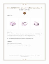 5.31 Ct. Kunzite from Madagascar Appraisal