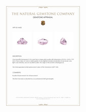5.54 Ct. Kunzite from Madagascar Appraisal