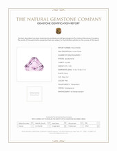 5.55 Ct. Kunzite from Madagascar Scan Report