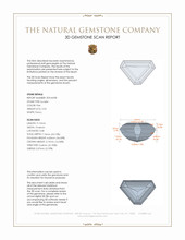 5.55 Ct. Kunzite from Madagascar 3 D Scan Report