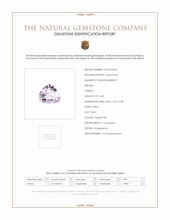 2.80 Ct. Purplish Pink Kunzite from Madagascar Scan Report