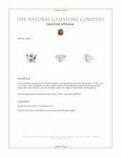 2.95 Ct. Kunzite from Madagascar Appraisal