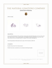 3.00 Ct. Kunzite from Madagascar Appraisal