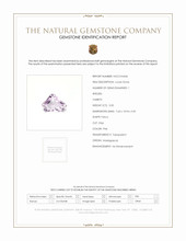 3.00 Ct. Pink Kunzite from Madagascar Scan Report