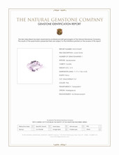 3.15 Ct. Pink Kunzite from Madagascar Scan Report
