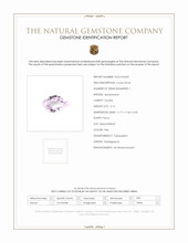 3.15 Ct. Kunzite from Madagascar Scan Report