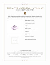 3.15 Ct. Pink Kunzite from Madagascar Scan Report