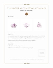 3.29 Ct. Kunzite from Madagascar Appraisal