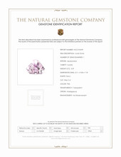 3.29 Ct. Kunzite from Madagascar Scan Report