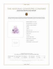 3.42 Ct. Pinkish Purple Kunzite from Madagascar Scan Report