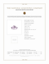 3.59 Ct. Pink Kunzite from Madagascar Scan Report