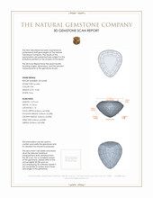 10.58 Ct. Kunzite from Madagascar 3 D Scan Report