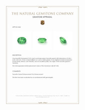 2.03 Ct. Tsavorite Garnet from Tanzania Appraisal