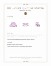 11.49 Ct. Pink Kunzite from Madagascar Appraisal