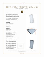 5.68 Ct. Tourmaline from Brazil 3 D Scan Report