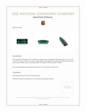 1.64 Ct. Tourmaline from Brazil Appraisal