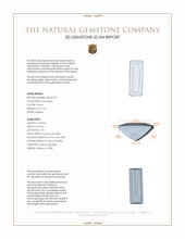 2.94 Ct. Tourmaline from Brazil 3 D Scan Report