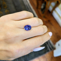 3.89 Ct. Tanzanite from Tanzania Life Style