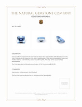 0.35 Ct. Aquamarine from Mozambique Appraisal