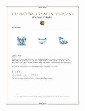 0.43 Ct. Aquamarine from Mozambique Appraisal
