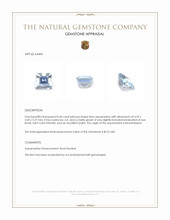 0.44 Ct. Aquamarine from Mozambique Appraisal