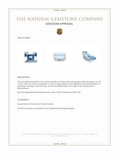 0.55 Ct. Aquamarine from Mozambique Appraisal