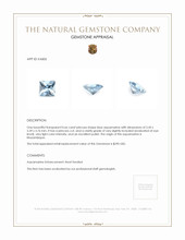 0.66 Ct. Aquamarine from Mozambique Appraisal