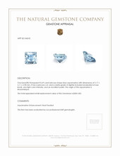 0.69 Ct. Aquamarine from Mozambique Appraisal