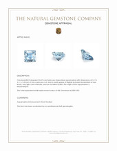 0.69 Ct. Aquamarine from Mozambique Appraisal