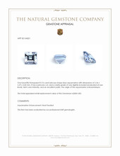 0.76 Ct. Aquamarine from Mozambique Appraisal