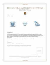 0.76 Ct. Aquamarine from Mozambique Appraisal